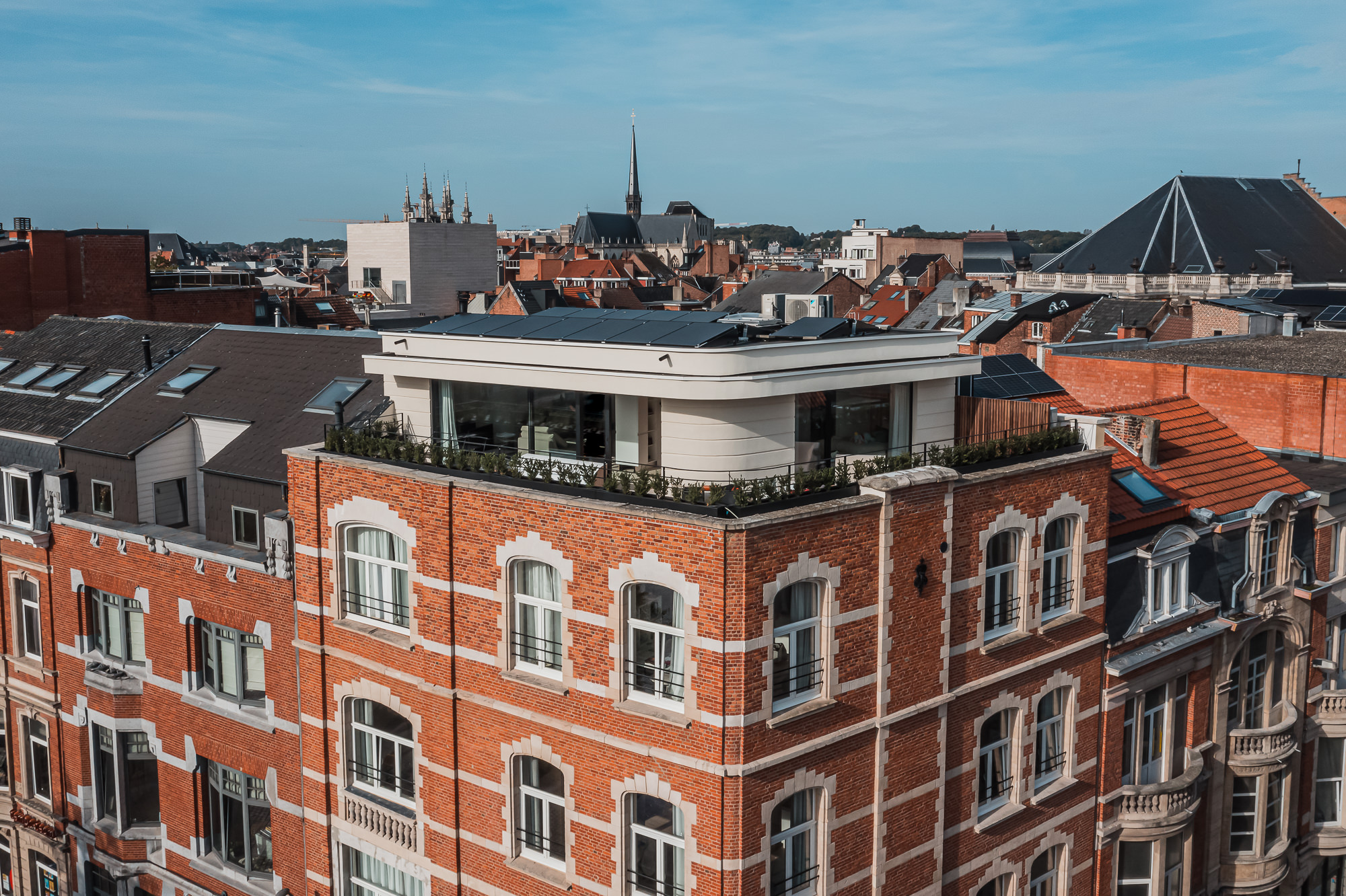 surélévation - optopping - vertical extension - beSteel - building