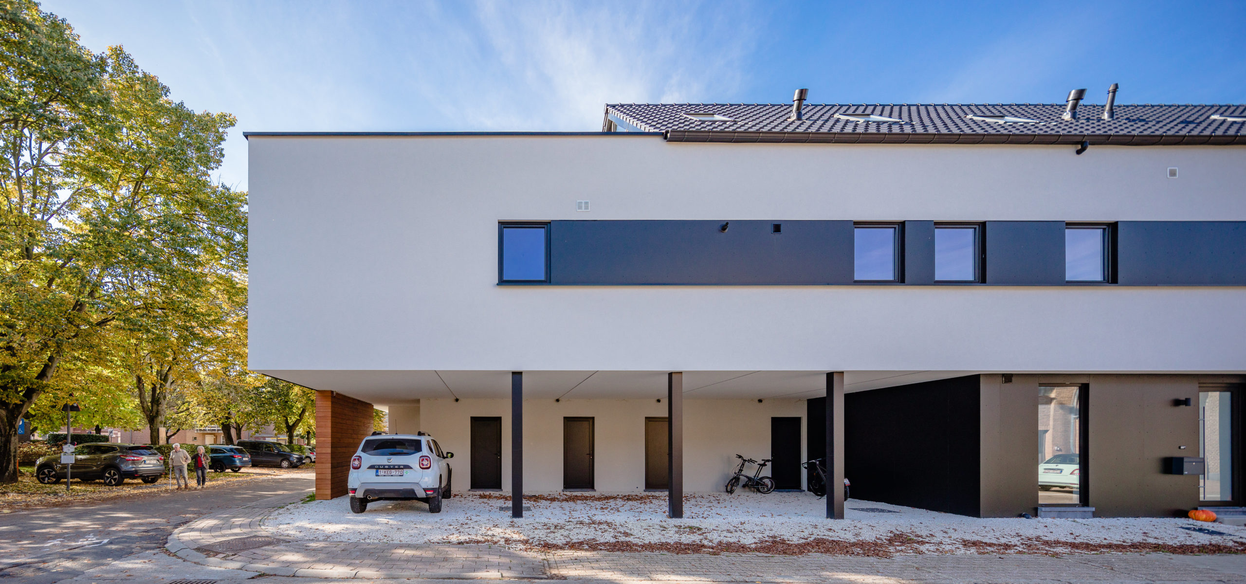 Apartment building in Schaffen in BE built by beSteel.