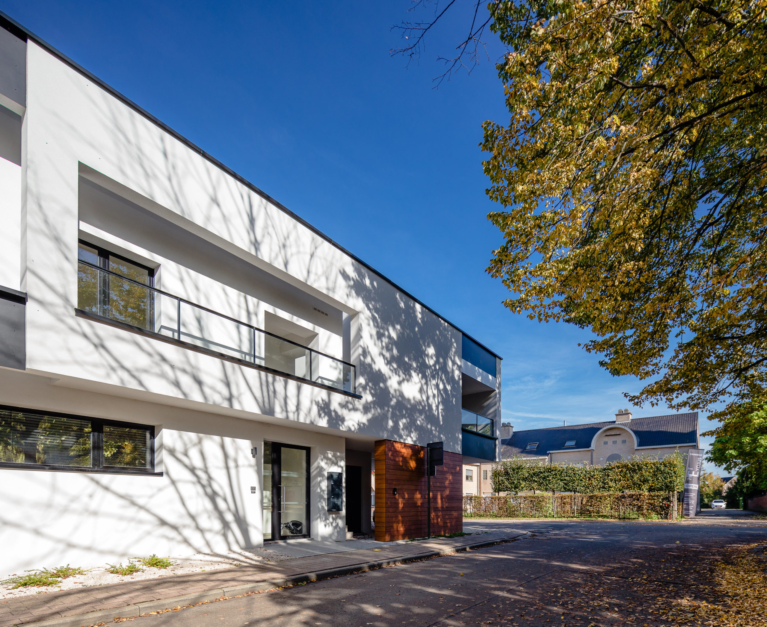 Apartment building in Schaffen in BE built by beSteel.