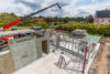 Steel frame installation