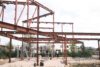 Individual family steel frame house