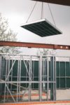 Individual family steel frame house