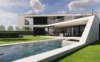 Individual family steel frame house