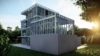 Four-storey steel frame building