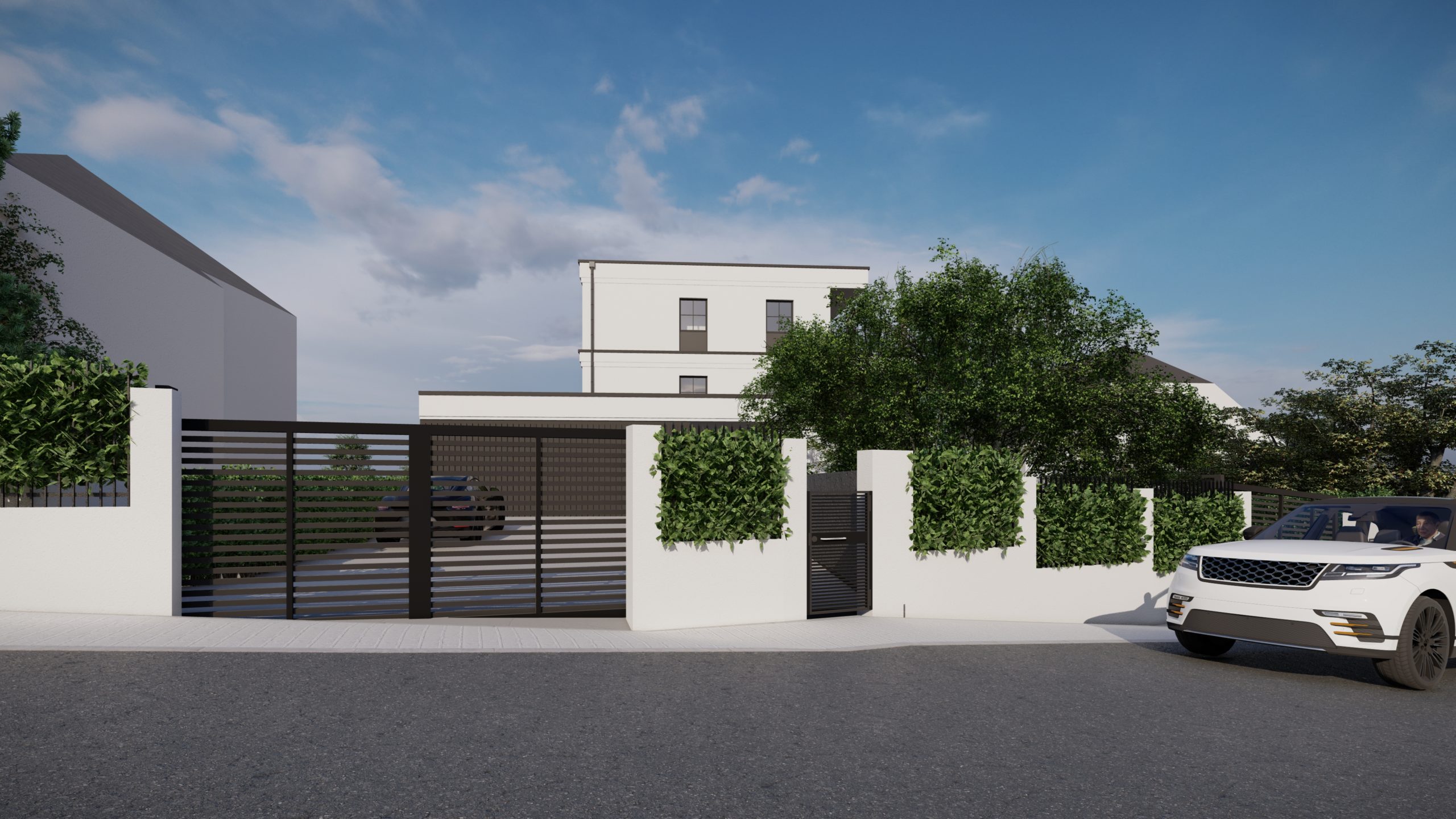 Mixed-use steel frame building