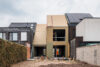 Steel frame terraced house